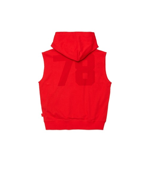 DIESEL（ディーゼル）の「キッズ スリーブレスプルオーバーパーカー SMESH OVER（パーカー・キッズ・レッド/ブラック・16Y/12Y/14Y/10Y/6Y/8Y/4Y）」の7枚目の写真