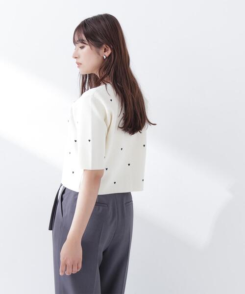 NATURAL BEAUTY BASIC(ナチュラルビューティーベーシック)の「【Oggi.jp掲載】◇ハート刺繍ニットジャケット(カーディガン/ボレロ・レディース・ブルー系その他6/ブルー系その他/ベージュ系その他/ホワイト系その他・FREE)」の17枚目の写真