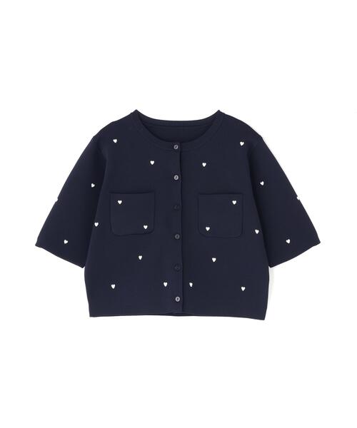 NATURAL BEAUTY BASIC(ナチュラルビューティーベーシック)の「【Oggi.jp掲載】◇ハート刺繍ニットジャケット(カーディガン/ボレロ・レディース・ブルー系その他6/ブルー系その他/ベージュ系その他/ホワイト系その他・FREE)」の13枚目の写真