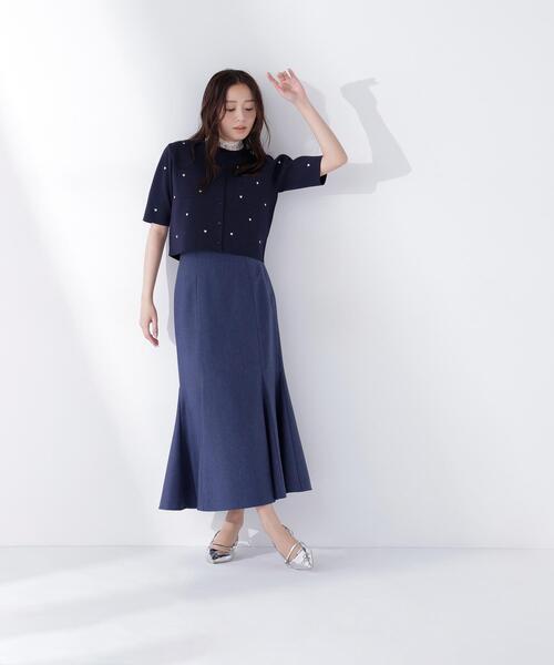 NATURAL BEAUTY BASIC(ナチュラルビューティーベーシック)の「【Oggi.jp掲載】◇ハート刺繍ニットジャケット(カーディガン/ボレロ・レディース・ブルー系その他6/ブルー系その他/ベージュ系その他/ホワイト系その他・FREE)」の18枚目の写真