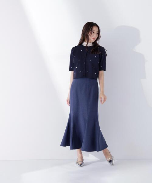 NATURAL BEAUTY BASIC(ナチュラルビューティーベーシック)の「【Oggi.jp掲載】◇ハート刺繍ニットジャケット(カーディガン/ボレロ・レディース・ブルー系その他6/ブルー系その他/ベージュ系その他/ホワイト系その他・FREE)」の20枚目の写真