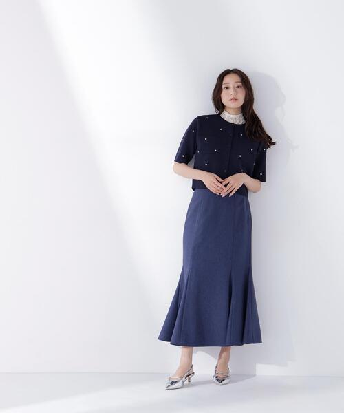 NATURAL BEAUTY BASIC(ナチュラルビューティーベーシック)の「【Oggi.jp掲載】◇ハート刺繍ニットジャケット(カーディガン/ボレロ・レディース・ブルー系その他6/ブルー系その他/ベージュ系その他/ホワイト系その他・FREE)」の22枚目の写真