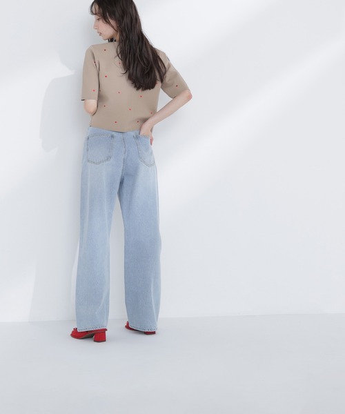 NATURAL BEAUTY BASIC（ナチュラルビューティーベーシック）の「◇ハート刺繍ニットジャケット（カーディガン/ボレロ・レディース・ブルー系その他6/ブルー系その他/ベージュ系その他/ホワイト系その他・FREE）」の20枚目の写真