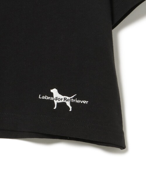 BEAMS HEART（ビームスハート）の「【7/31値下げ】【EXCLUSIVE】Labrador Retriever / シルケット風 チビTシャツ（Tシャツ/カットソー・レディース・オフホワイト/ブラック・FREE）」の9枚目の写真