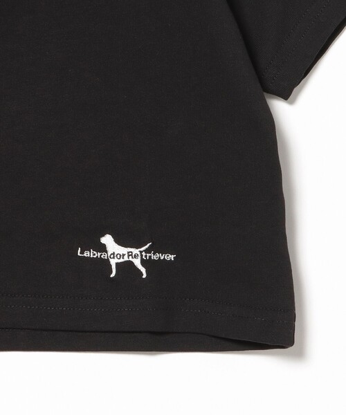 BEAMS HEART（ビームスハート）の「【7/31値下げ】【EXCLUSIVE】Labrador Retriever / シルケット風 チビTシャツ（Tシャツ/カットソー・レディース・オフホワイト/ブラック・FREE）」の16枚目の写真