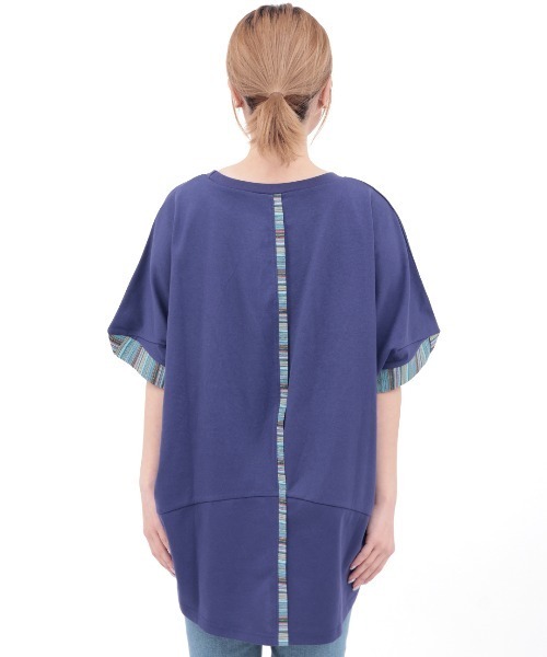 チチカカ（チチカカ）の「ドルマンコクーンジャカードプルオーバー（Tシャツ/カットソー・レディース・レッド/ブラック/ネイビー/ベージュ・FREE）」の16枚目の写真