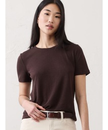 BANANA REPUBLIC FACTORY STORE　　リネンブレンド クルーネックTシャツ