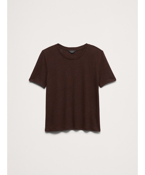 BANANA REPUBLIC FACTORY STORE(バナナリパブリック ファクトリーストア)の「BANANA REPUBLIC FACTORY STORE リネンブレンド クルーネックTシャツ(Tシャツ/カットソー・レディース・ブルー系その他/ベージュ/ブラック/ホワイト/ブラウン・XS/L/M/S)」の20枚目の写真