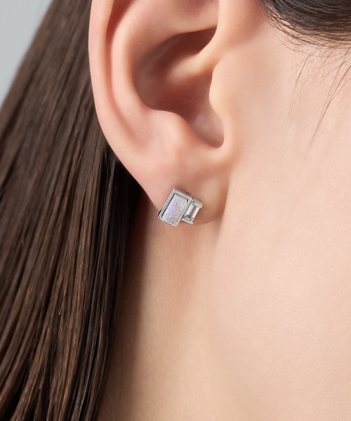 4℃(ヨンドシー)の「【The Tidal】K10ホワイトゴールド ピアス/片耳用(ピアス(片耳用)・レディース・ホワイトゴールド・FREE)」の4枚目の写真
