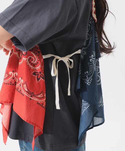 BEAMS BOY（ビームスボーイ）の「バンダナ プリント キャミ（キャミソール・レディース・レッド/ネイビー・ONE SIZE）」の9枚目の写真