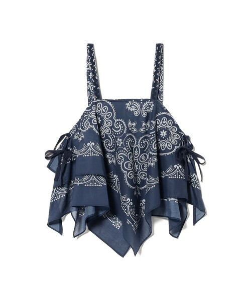 BEAMS BOY（ビームスボーイ）の「バンダナ プリント キャミ（キャミソール・レディース・レッド/ネイビー・ONE SIZE）」の15枚目の写真