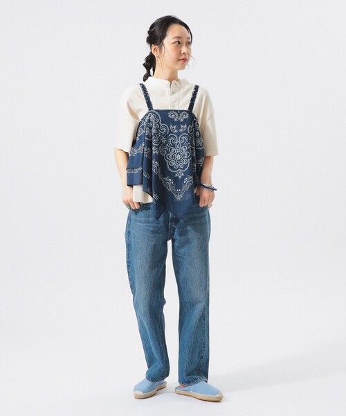 BEAMS BOY（ビームスボーイ）の「バンダナ プリント キャミ（キャミソール・レディース・レッド/ネイビー・ONE SIZE）」の17枚目の写真