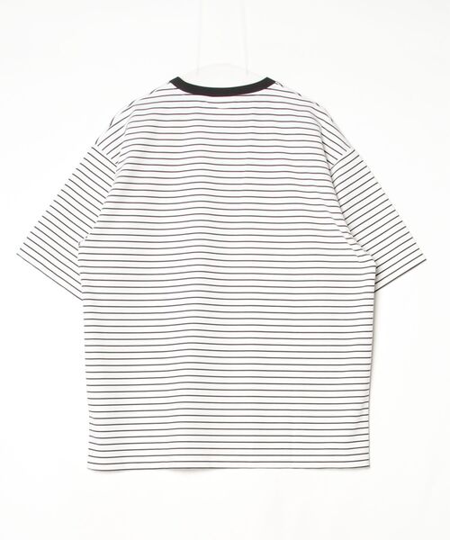 KELTY(ケルティ)の「ワッペンロゴボーダーティーシャツ(Tシャツ/カットソー・レディース・ブラック/ホワイト・XL/L/M/S)」の3枚目の写真