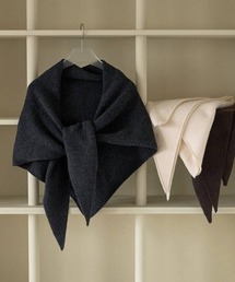 anuke（アンヌーク）の「anuke　Knit Triangle Scarf ニットトライアングルスカーフ/62621013（バンダナ/スカーフ）」