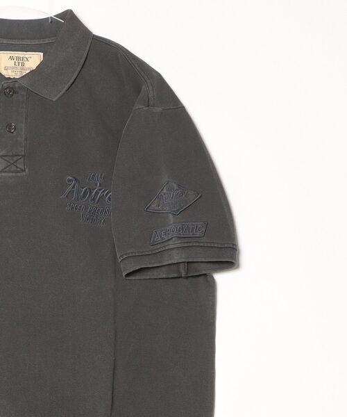 AVIREX（アヴィレックス）の「《A.A.R.C》POLO SHIRT / ポロシャツ / AVIREX / アヴィレックス（ポロシャツ・メンズ・ブルーグレー/チャコール/ホワイト・XX-LARGE/X-LARGE/MEDIUM/LARGE）」の4枚目の写真
