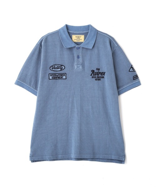 AVIREX（アヴィレックス）の「《A.A.R.C》POLO SHIRT / ポロシャツ / AVIREX / アヴィレックス（ポロシャツ・メンズ・ブルーグレー/チャコール/ホワイト・XX-LARGE/X-LARGE/MEDIUM/LARGE）」の19枚目の写真
