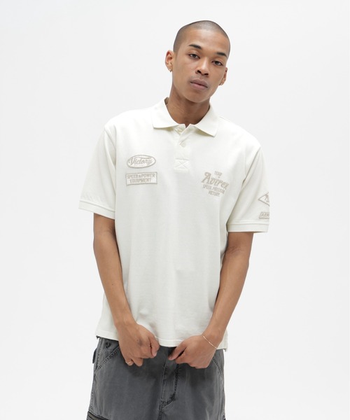 AVIREX（アヴィレックス）の「《A.A.R.C》POLO SHIRT / ポロシャツ / AVIREX / アヴィレックス（ポロシャツ・メンズ・ブルーグレー/チャコール/ホワイト・XX-LARGE/X-LARGE/MEDIUM/LARGE）」の5枚目の写真