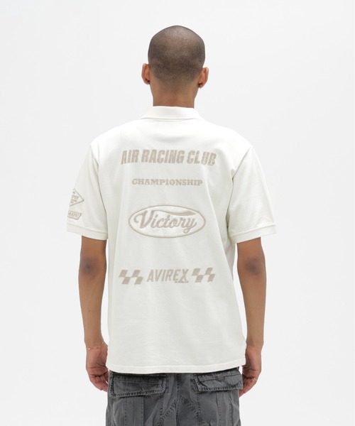 AVIREX（アヴィレックス）の「《A.A.R.C》POLO SHIRT / ポロシャツ / AVIREX / アヴィレックス（ポロシャツ・メンズ・ブルーグレー/チャコール/ホワイト・XX-LARGE/X-LARGE/MEDIUM/LARGE）」の9枚目の写真