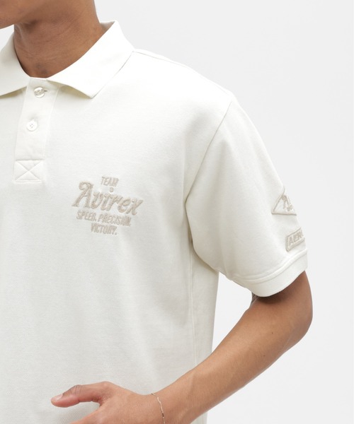 AVIREX（アヴィレックス）の「《A.A.R.C》POLO SHIRT / ポロシャツ / AVIREX / アヴィレックス（ポロシャツ・メンズ・ブルーグレー/チャコール/ホワイト・XX-LARGE/X-LARGE/MEDIUM/LARGE）」の11枚目の写真