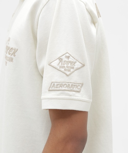 AVIREX（アヴィレックス）の「《A.A.R.C》POLO SHIRT / ポロシャツ / AVIREX / アヴィレックス（ポロシャツ・メンズ・ブルーグレー/チャコール/ホワイト・XX-LARGE/X-LARGE/MEDIUM/LARGE）」の12枚目の写真
