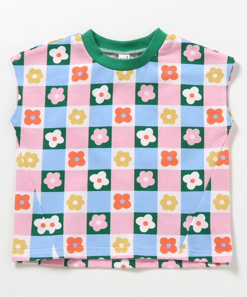 apres les cours（アプレレクール）の「【リンク/WEB限定】FUNNY総柄セットアップ（セットアップ・キッズ・その他3/キナリ/ストライプ/サックスブルー・70/80/90/100/110/120/130）」の12枚目の写真