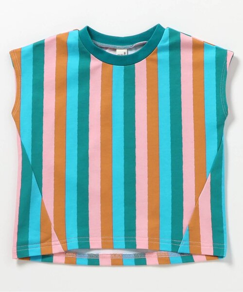 apres les cours（アプレレクール）の「【リンク/WEB限定】FUNNY総柄セットアップ（セットアップ・キッズ・その他3/キナリ/ストライプ/サックスブルー・70/80/90/100/110/120/130）」の18枚目の写真