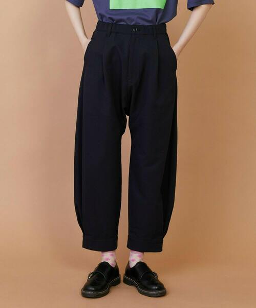 FRAPBOIS(フラボア)の「サッカー パンツ(その他パンツ・レディース・ブラック/カーキ・2/1)」の2枚目の写真