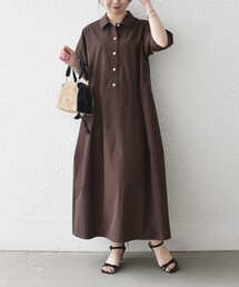 SHIPS any | SHIPS any:〈洗濯機可能〉タイプライター ボリューム シャツ ワンピース 2(シャツワンピース)