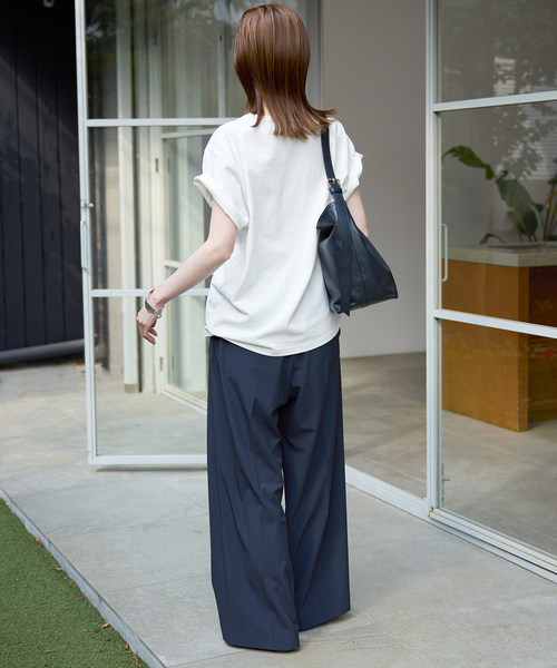 SLOBE IENA（スローブイエナ）の「LEVRES Tシャツ（Tシャツ/カットソー・レディース・ホワイト/ホワイト系その他・FREE）」の16枚目の写真