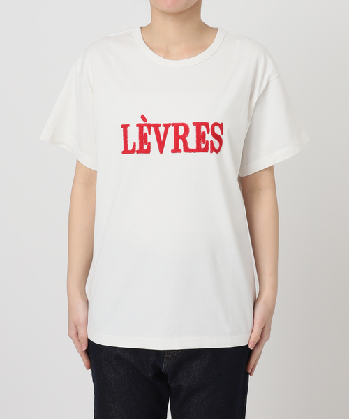 SLOBE IENA（スローブイエナ）の「LEVRES Tシャツ（Tシャツ/カットソー・レディース・ホワイト/ホワイト系その他・FREE）」の17枚目の写真