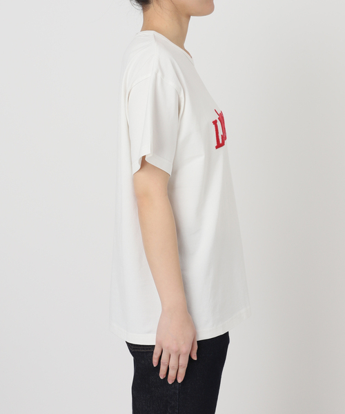 SLOBE IENA（スローブイエナ）の「LEVRES Tシャツ（Tシャツ/カットソー・レディース・ホワイト/ホワイト系その他・FREE）」の20枚目の写真