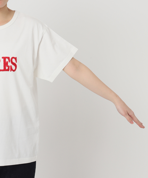 SLOBE IENA（スローブイエナ）の「LEVRES Tシャツ（Tシャツ/カットソー・レディース・ホワイト/ホワイト系その他・FREE）」の21枚目の写真