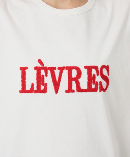 SLOBE IENA（スローブイエナ）の「LEVRES Tシャツ（Tシャツ/カットソー・レディース・ホワイト/ホワイト系その他・FREE）」の4枚目の写真