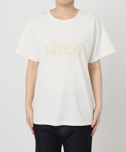 SLOBE IENA（スローブイエナ）の「LEVRES Tシャツ（Tシャツ/カットソー・レディース・ホワイト/ホワイト系その他・FREE）」の6枚目の写真