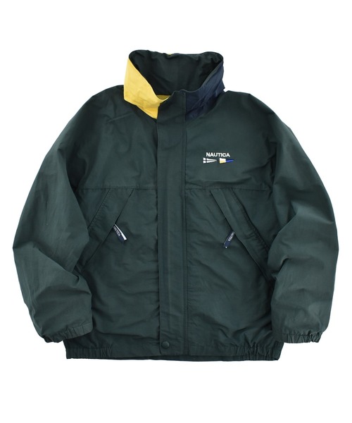 NAUTICA(ノーティカ)の「【USED】90’s NAUTICA セーリング ギアジャケット(ナイロンジャケット・メンズ・グリーン・LARGE)」の1枚目の写真