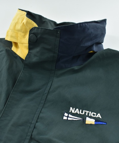 NAUTICA(ノーティカ)の「【USED】90’s NAUTICA セーリング ギアジャケット(ナイロンジャケット・メンズ・グリーン・LARGE)」の2枚目の写真