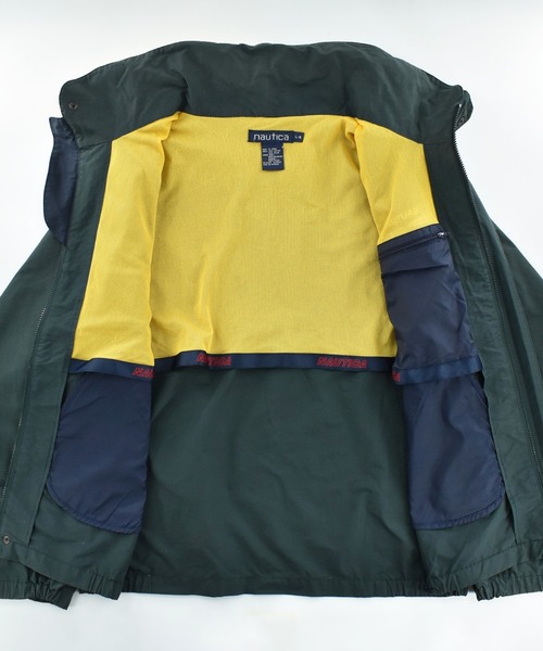 NAUTICA(ノーティカ)の「【USED】90’s NAUTICA セーリング ギアジャケット(ナイロンジャケット・メンズ・グリーン・LARGE)」の5枚目の写真