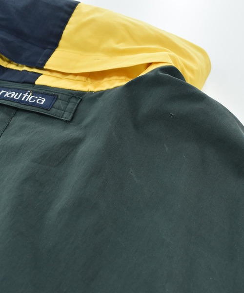 NAUTICA(ノーティカ)の「【USED】90’s NAUTICA セーリング ギアジャケット(ナイロンジャケット・メンズ・グリーン・LARGE)」の13枚目の写真