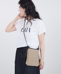 marco masi | 【MARCO MASI】ラフィア風ショルダーミニバッグ(ショルダーバッグ)