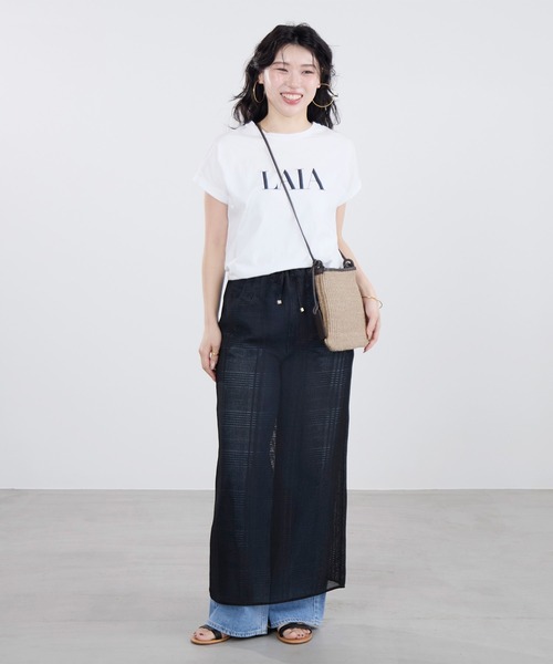 marco masi（マルコマージ）の「【MARCO MASI】ラフィア風ショルダーミニバッグ（ショルダーバッグ・レディース・グレイッシュベージュ・FREE）」の12枚目の写真