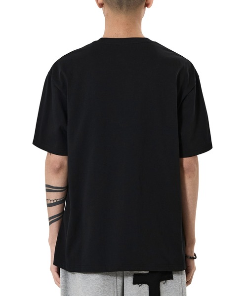 OY(オーワイ)の「『OY/オーワイ』CROSS NOTIFICATIONS TEE/クロスノーティフィケーションズTシャツ(Tシャツ/カットソー・メンズ・ホワイト/ブラック・M/L)」の5枚目の写真