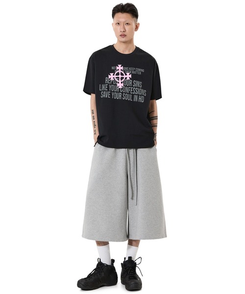 OY(オーワイ)の「『OY/オーワイ』CROSS NOTIFICATIONS TEE/クロスノーティフィケーションズTシャツ(Tシャツ/カットソー・メンズ・ホワイト/ブラック・M/L)」の6枚目の写真