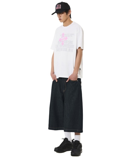 OY(オーワイ)の「『OY/オーワイ』CROSS NOTIFICATIONS TEE/クロスノーティフィケーションズTシャツ(Tシャツ/カットソー・メンズ・ホワイト/ブラック・M/L)」の14枚目の写真