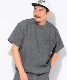 Tシャツ 半袖 メンズ 大きいサイズ BREEZE DENIM デニム クルーネック カットソー B&T CLUB (ビーアンドティークラブ)