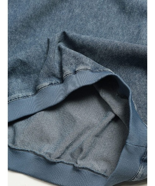 B&T CLUB（ビーティークラブ）の「Tシャツ 半袖 メンズ 大きいサイズ BREEZE DENIM デニム クルーネック カットソー B＆T CLUB (ビーアンドティークラブ)（Tシャツ/カットソー・メンズ・ネイビー/ダークグレー・X3(6L～7L)/X2(4L～5L)/X1(3L～4L)）」の22枚目の写真