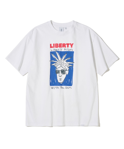 URBANDTYPE(アーバンディタイプ)の「リバティピープルTシャツ_ホワイト(Tシャツ/カットソー・レディース・その他・SMALL/MEDIUM/LARGE/X-LARGE)」の3枚目の写真