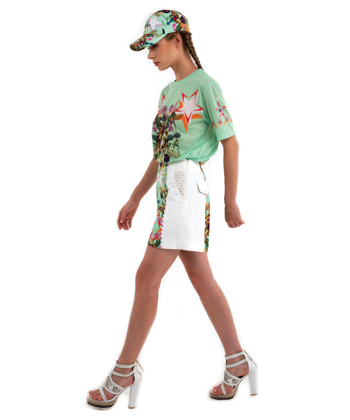 GREEDILOUS(グリディアス)の「ミントシャンデリアTシャツ(Tシャツ/カットソー・レディース・その他・S/M/L/XS)」の2枚目の写真