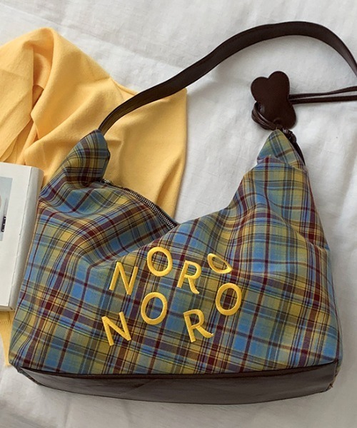 Vipoa（ヴィポア）の「Retro logo checkered shoulder bag（ショルダーバッグ・レディース・ブラック/グリーン/ブルー・FREE）」の22枚目の写真
