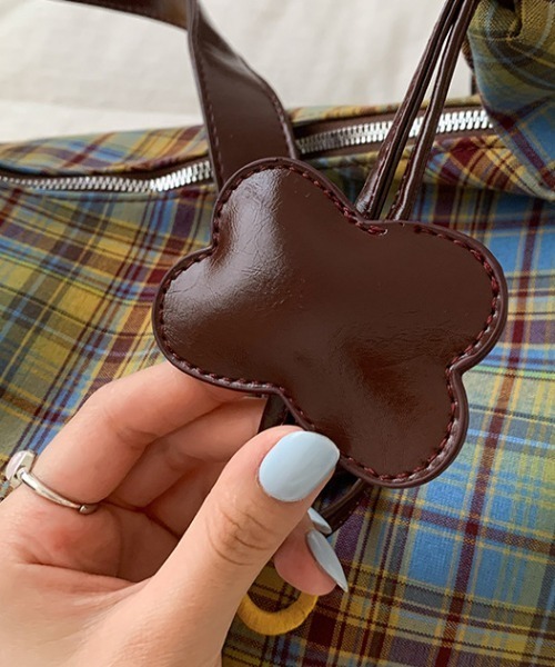 Vipoa（ヴィポア）の「Retro logo checkered shoulder bag（ショルダーバッグ・レディース・ブラック/グリーン/ブルー・FREE）」の18枚目の写真