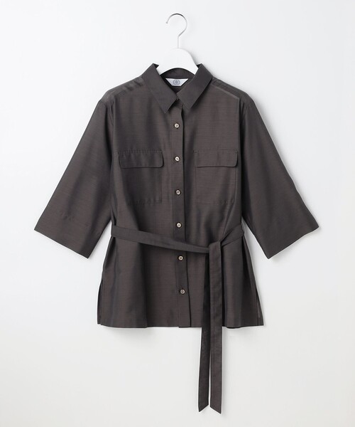 J.PRESS(ジェイプレス)の「リネンシアースラブ シャツ ブラウス(シャツ/ブラウス・レディース・ベージュ系/ブルー系/グレー系/ネイビー系・9/11)」の15枚目の写真